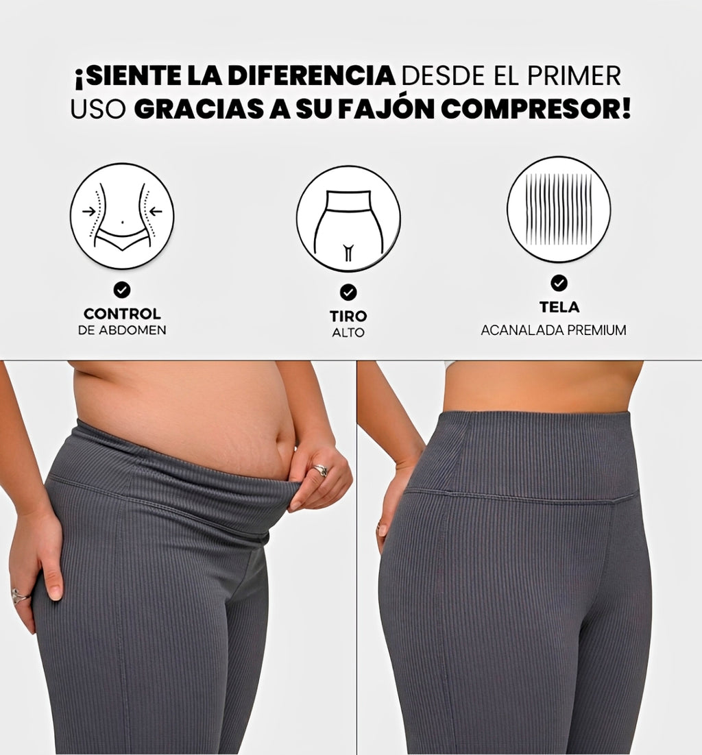 Pack x3 Leggings Semi Moldeadores